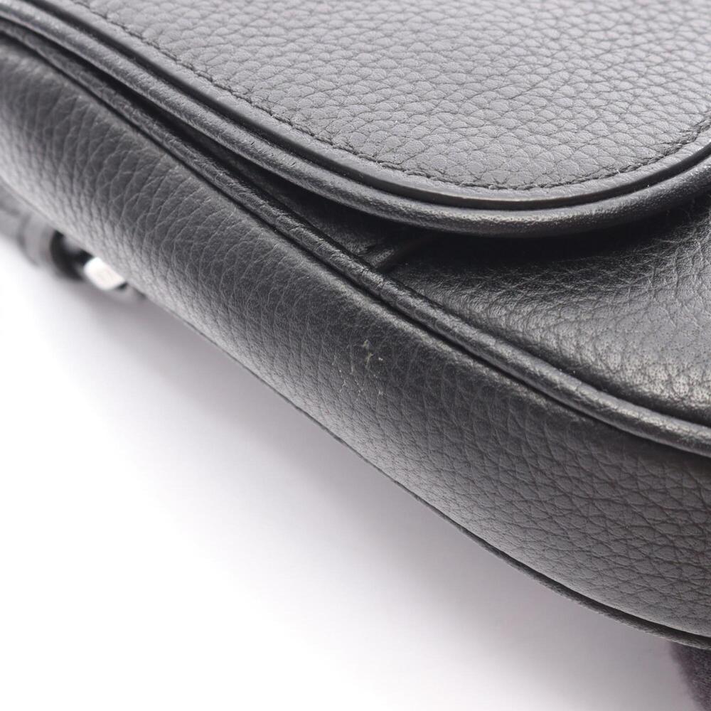 CHRISTIAN DIOR Black Leather Shoulder Bag - Picture 5 of 7